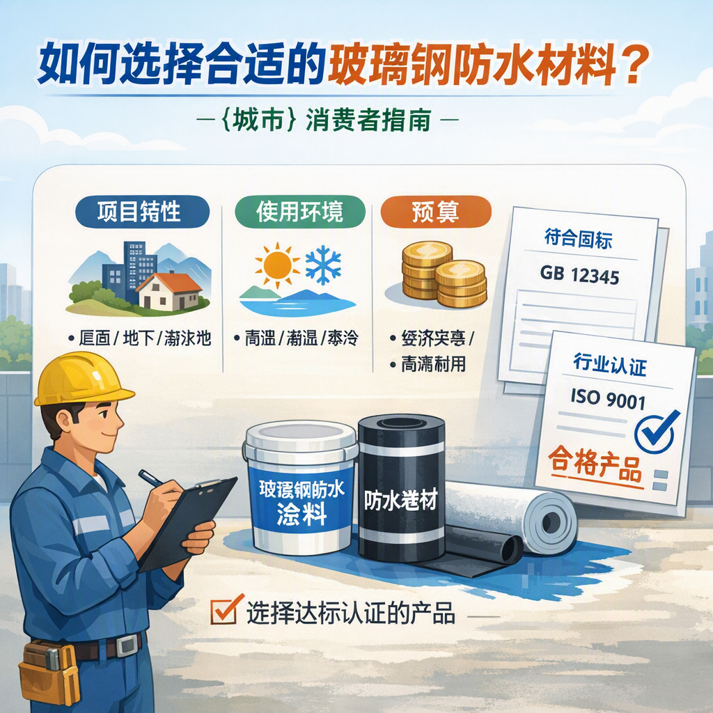 如何判定玻璃钢防水材料的合格标准? 牡丹江 消费者指南