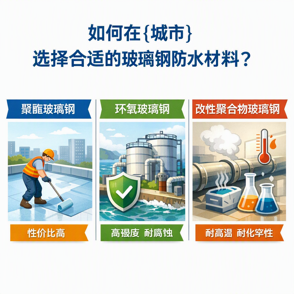 如何在牡丹江选择合适的玻璃钢防水材料?