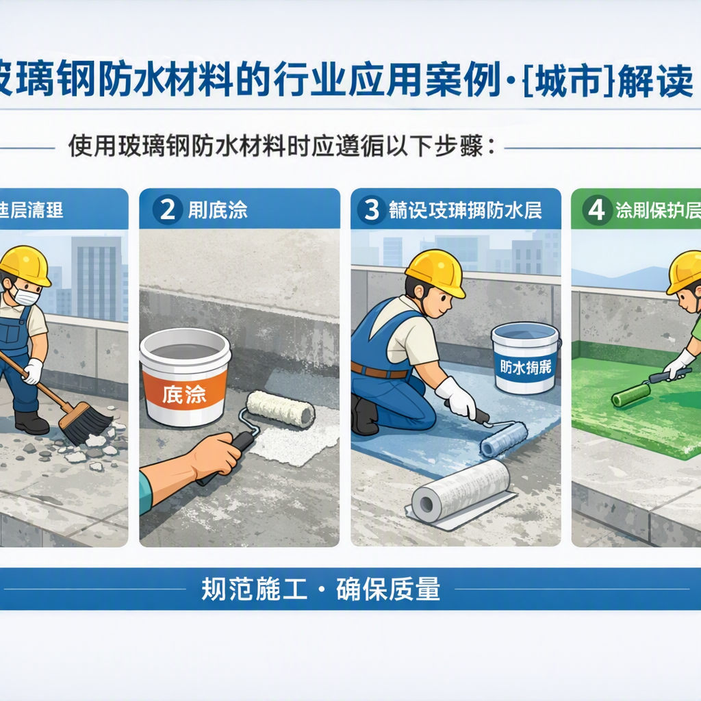 玻璃钢防水材料的行业应用案例,牡丹江解读