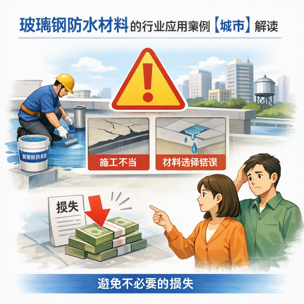 玻璃钢防水材料的行业应用案例,牡丹江解读