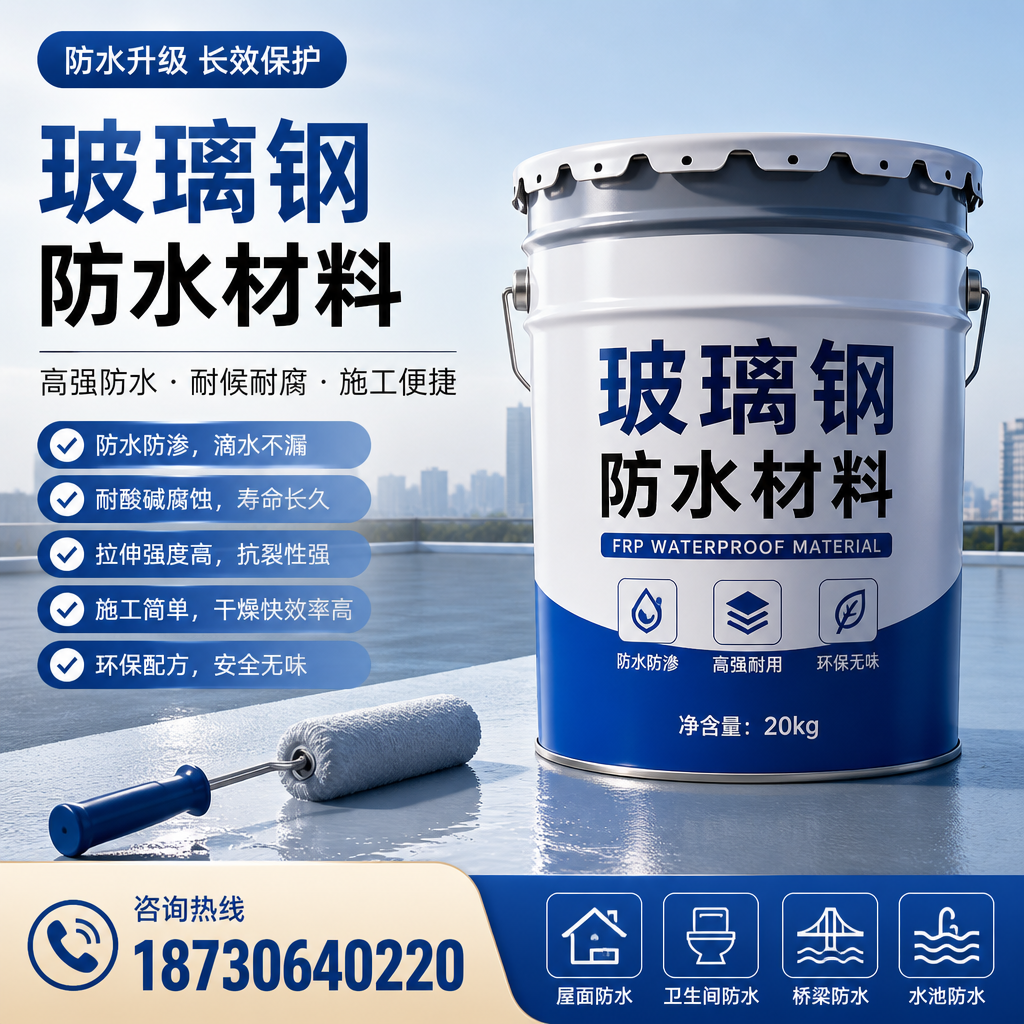 专家解析:玻璃钢防水材料的市场前景分析在 牡丹江
