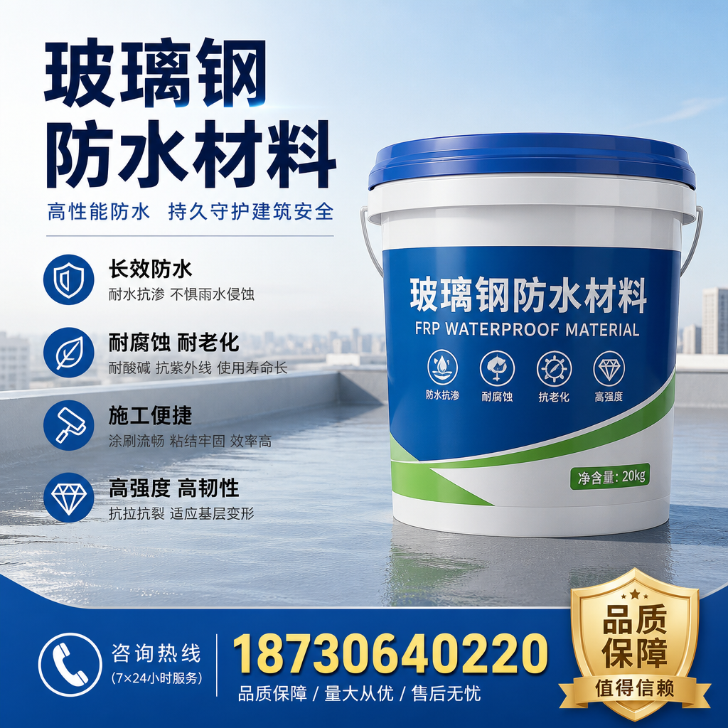专家解析:玻璃钢防水材料的市场前景分析在 牡丹江
